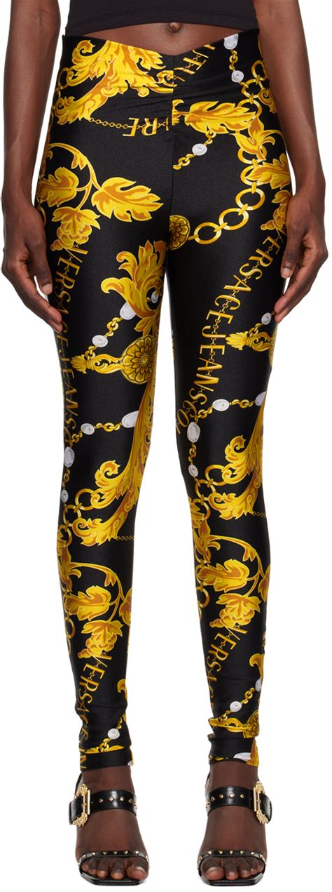 versace couture|Versace couture leggings.